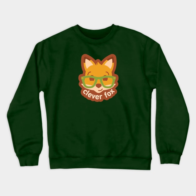 Clever Fox Crewneck Sweatshirt by zacrizy